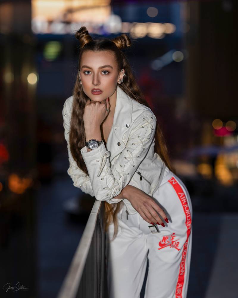 Night city bokeh